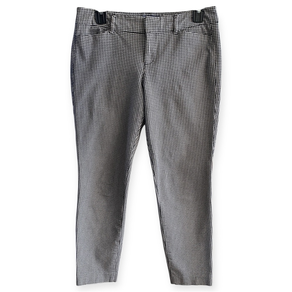 Old Navy Mid Rise Houndstooth Pixie Pants